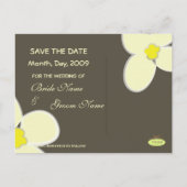 Sla de datum, zazzle bruiloft briefkaarten (Achterkant)