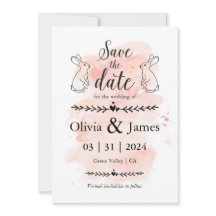 Sla de datum zwart-wit paasbruiloft op