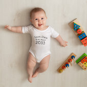 Sla de datumbalk Mitzvah 2036 OM HET EVEN WELK JAA Romper