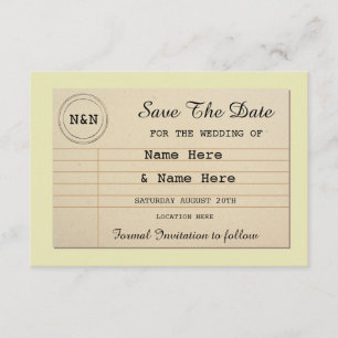 Sla de datumbibliotheek-weddenschappen op save the date