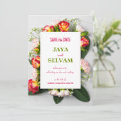 Sla de datumbruiloft op kaart (Staand voorkant)