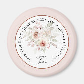 Sla de datumbruiloft op magneet (Voorkant)