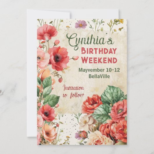 Sla de datumkaart boerderijthema op kaart (Achterkant)