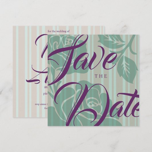 Sla de datumkaart en enveloppe op (Voorkant / Achterkant)