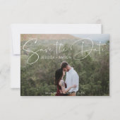 Sla de datumkaart op met de fotokaart kaart (Voorkant)