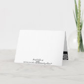 Sla de datumkaarten op Monogram Hot Pink Damask Aankondiging (Achterkant)