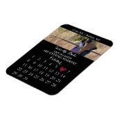 Sla de datummagneet op - fotokalender (verticaal) magneet (Linkerzijde)