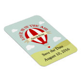 Sla de datummagneet op met een luchtballon magneet (Rechterzijde)