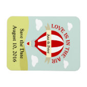 Sla de datummagneet op met een luchtballon magneet (Horizontaal)