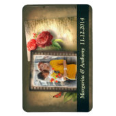  Sla de datummagneet op met je foto Magneet (Verticaal)