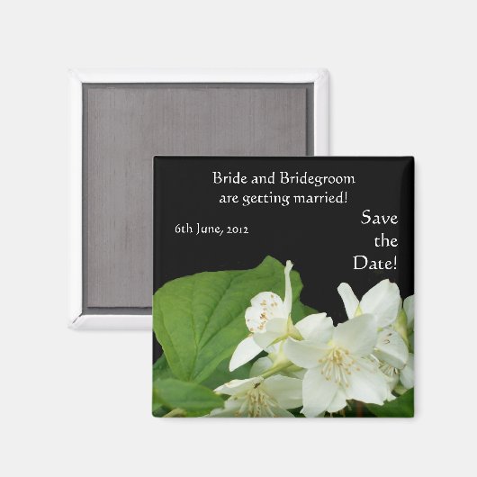  Sla de datummagneet op, Mock Sinaasappel Magneet (Voorkant / Achterkant)