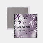 Sla de datummagneet op - Paarse parel Magneet (Voorkant / Achterkant)