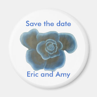 Sla de datummagneten op, Blue Roos Painting Magneet