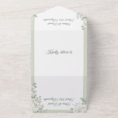 Sla de datums foto bruiloft uitnodigingen (Buitenkant)