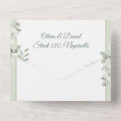 Sla de datums foto bruiloft uitnodigingen (Achterkant)