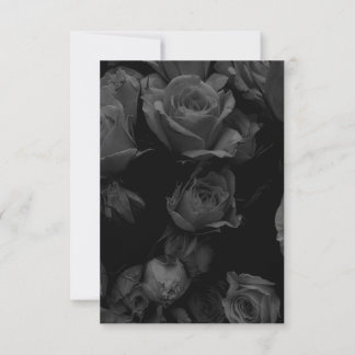 Sla de datums op - B&W Rozen Kaart