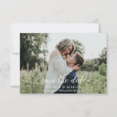 Sla de datums op met de fotokaart kaart (Voorkant)