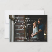 Sla de datums op met de fotokaart kaart (Voorkant)