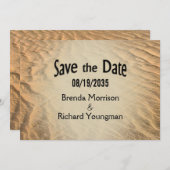 Sla de datumstrand op save the date (Voorkant / Achterkant)