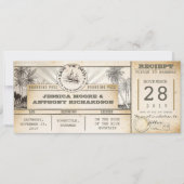 Sla de datumtickets op -  uitnodigingen (Voorkant)