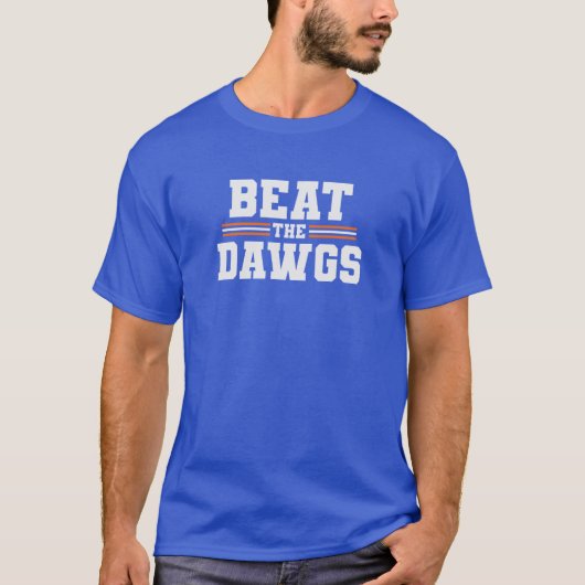 Sla de Dawgs Tiger Voetbal T-shirt (Voorkant)