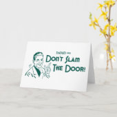 Sla de deur niet dicht! (Dadisme #152) Kaart (Gele Bloem)