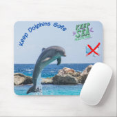 Sla de dolfijn muis mat, dolfijn muis mat muismat (Met muis)