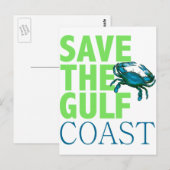 Sla de Gulf Coast-postkaart op Briefkaart (Voorkant / Achterkant)
