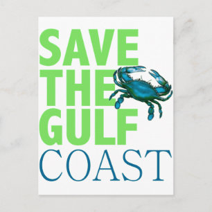 Sla de Gulf Coast-postkaart op Briefkaart