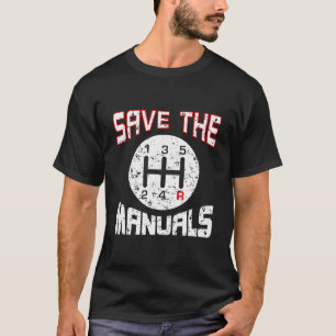 Sla de handleidingen Hoodie Drie pedalen Auto Guys T-shirt