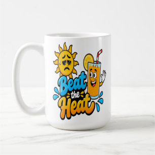 Sla De Hitte Cute Sinaasappelsap Zomer Cartoon T-S Koffiemok