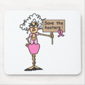 Sla de Hooters op! Muismat (Voorkant)