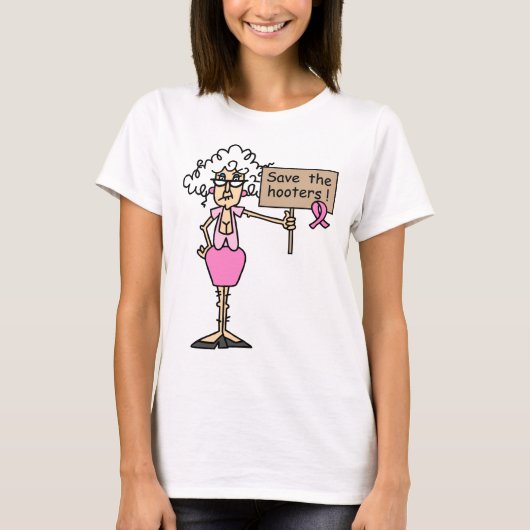 Sla de Hooters op! T-shirt (Voorkant)