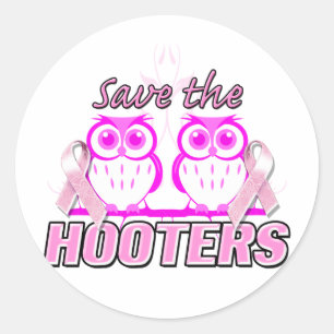 Sla de hooters.png op ronde sticker