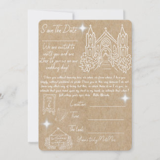 Sla de huwelijksdatum op save the date