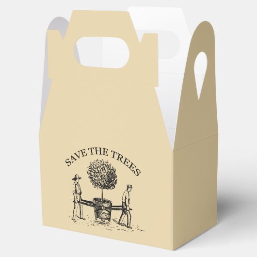 Sla de  illustratie Trees in vak 1 op Bedankdoosjes (Geopend)