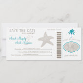 Sla de instapkaart datum op save the date (Voorkant)