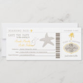 Sla de instapkaart datum op save the date (Voorkant)