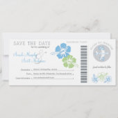 Sla de instapkaart datum op save the date (Voorkant)