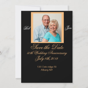 Sla de Jubileum Datum op Save The Date