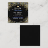 Sla de Kaart Datum afstuderen Party Enclosure op (Voorkant / Achterkant)