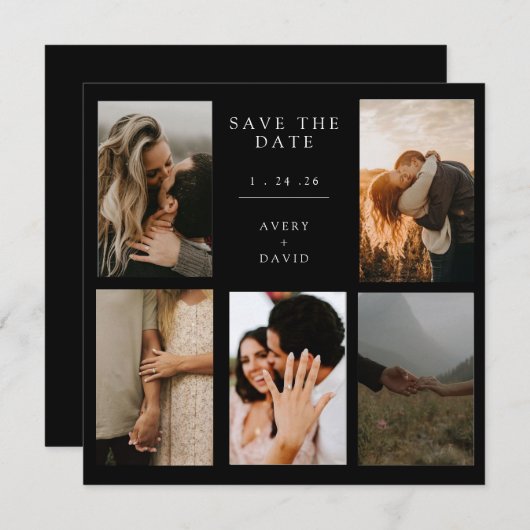 Sla de Kaart Datum  op (Voorkant / Achterkant)