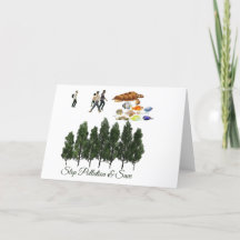 Sla de Kaart van het milieubericht op