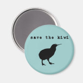 Sla de Kiwi Magnet op (Voorkant / Achterkant)