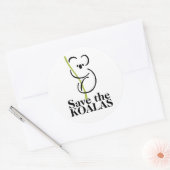 Sla de Koala's Sticker op (Envelop)