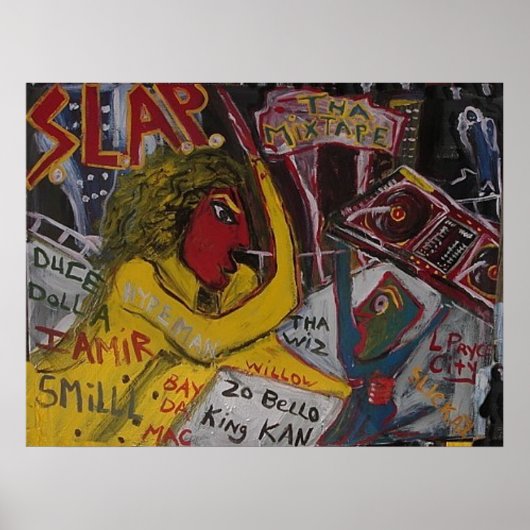 SLA DE MIX TAPE POSTER (Voorkant)