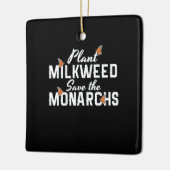 Sla de Monarchvlinder op Keramisch Ornament (Links)