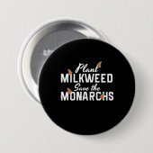 Sla de Monarchvlinder op Ronde Button 7,6 Cm (Voorkant /achterkant)
