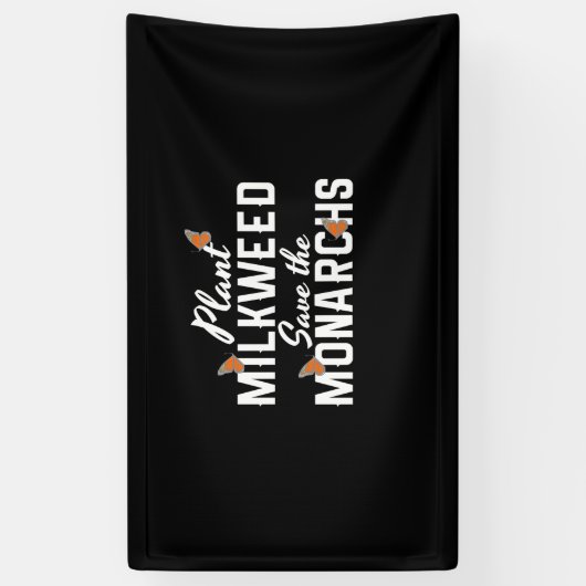 Sla de Monarchvlinder op Spandoek (Verticaal)