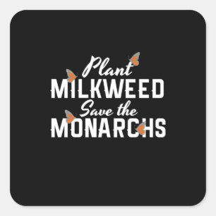Sla de Monarchvlinder op Vierkante Sticker